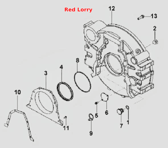 Flywheel Case Subassembly