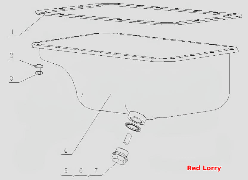 FD4D1- Масляный поддон в сборе