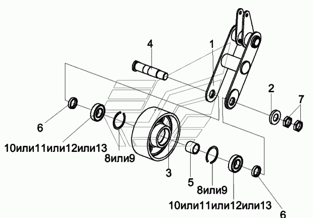 Рычаг КСК-6025-0133120