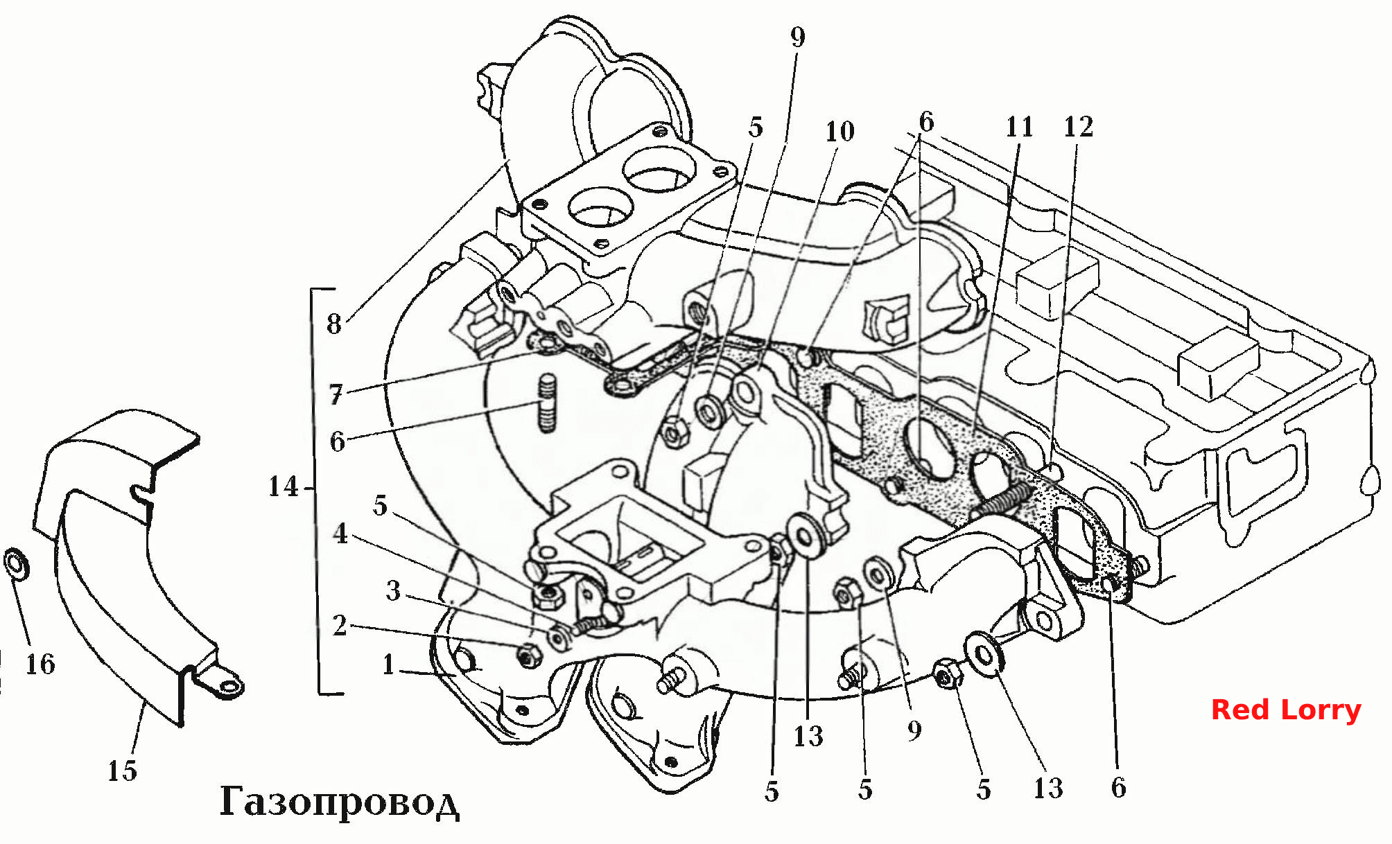 100.  Двигатель\Газопровод