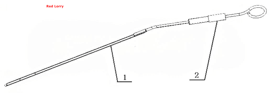 630-1028000/01 Oil Dipstick Assembly