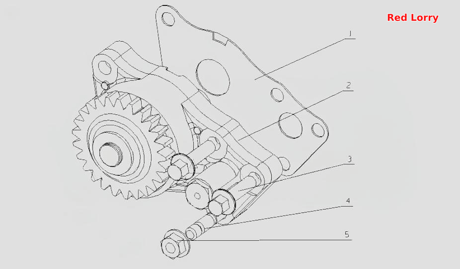 F3000-1011000 Масляный насос в сборе