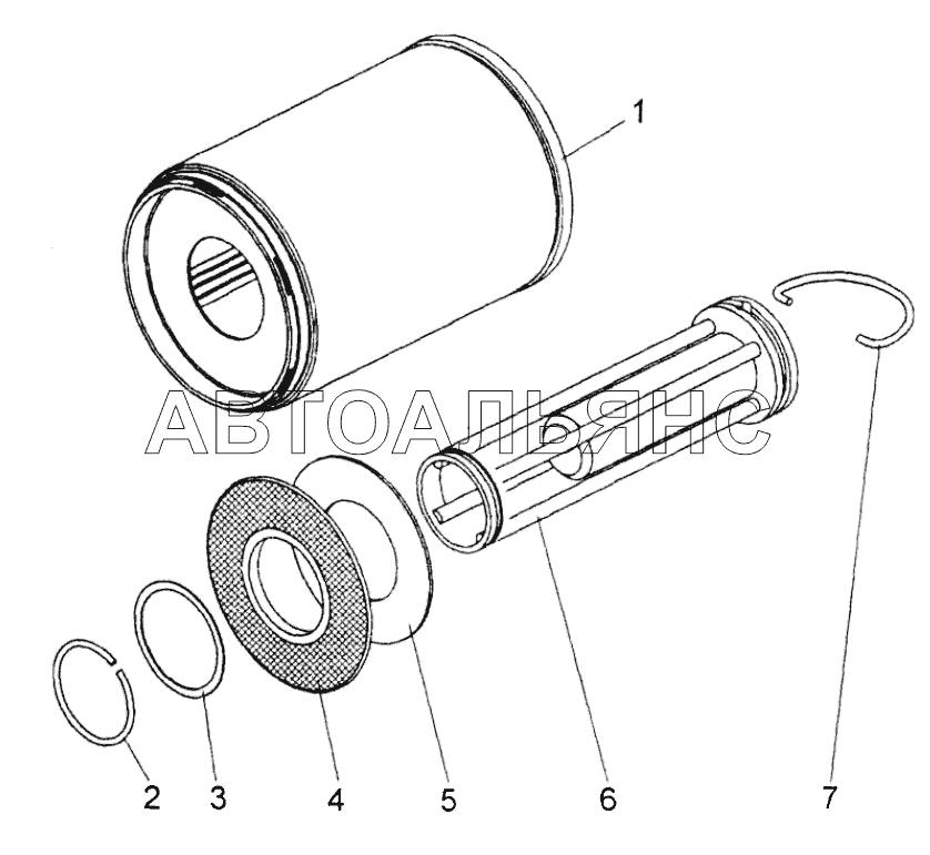 Элемент фильтрующий маслозаборника;Filtering element of oil intake