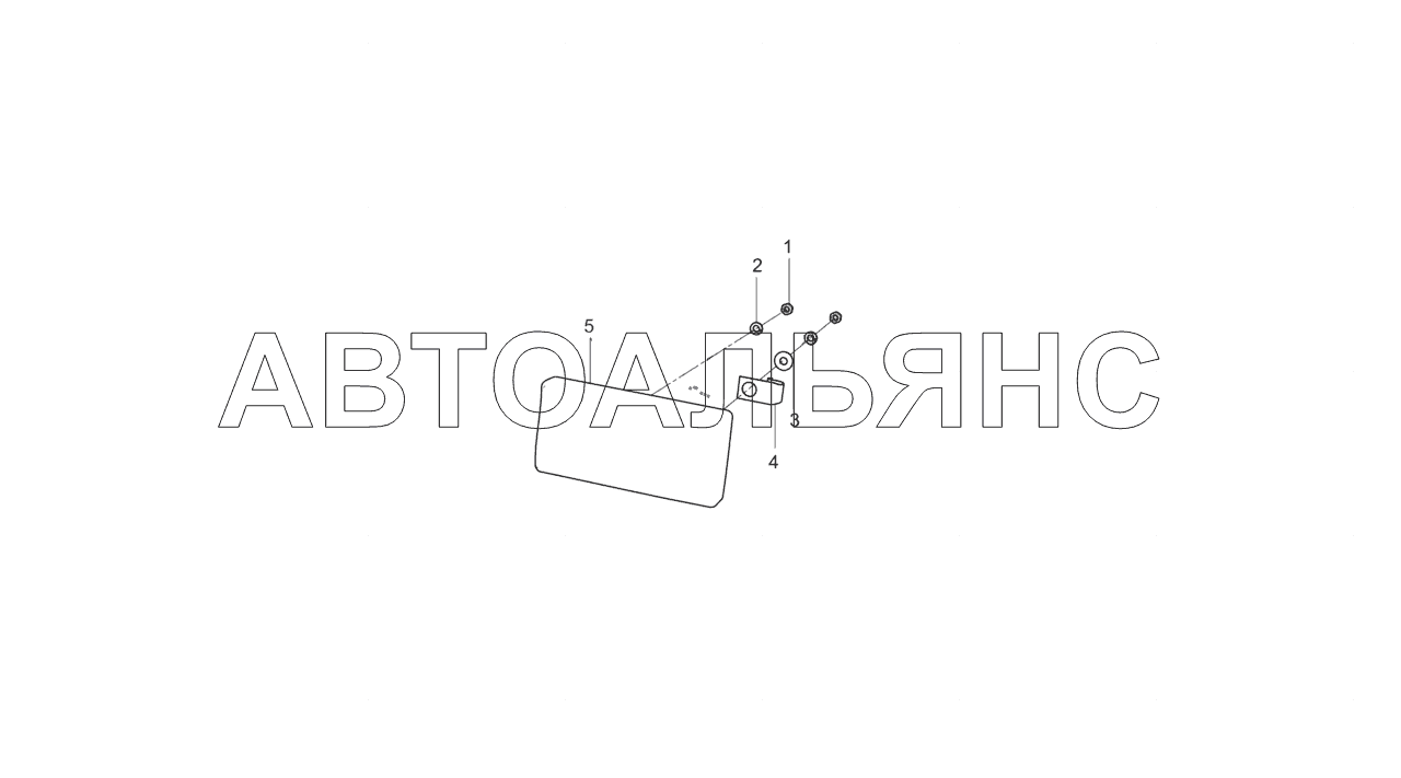 6460-3731001-30 Установка боковых габаритных фонарей на переднем крыле
