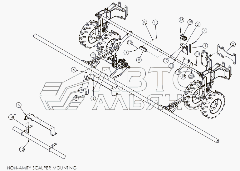 SELF - CENTERING ROW FINDER - 8 ROW