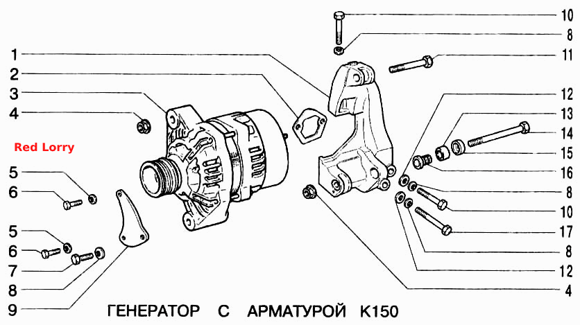 Генератор с арматурой