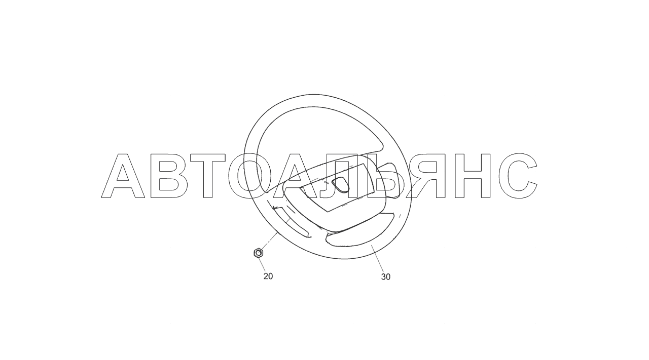 4308-3400002-19 Установка рулевого колеса