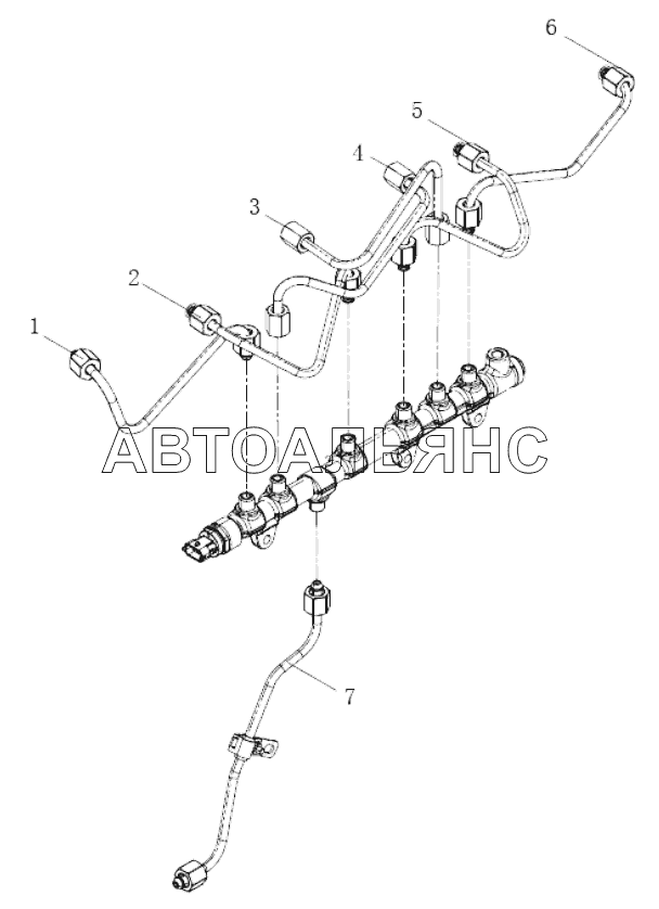 High-pressure tubing assembly