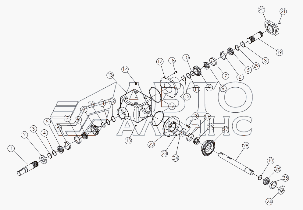 GEARBOX (1.81:1) №62015