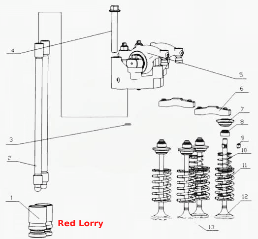 L3000-1007000 Кулак клапана в сборе
