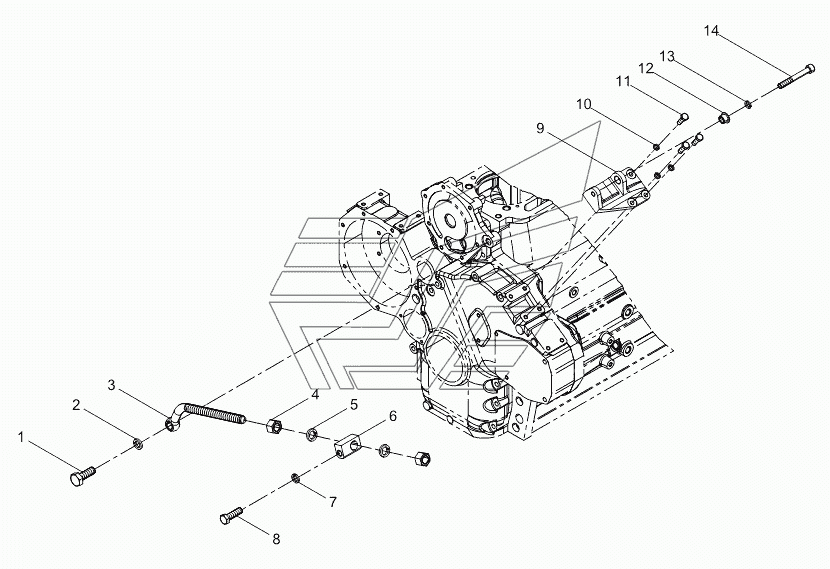 Alternator bracket assembly