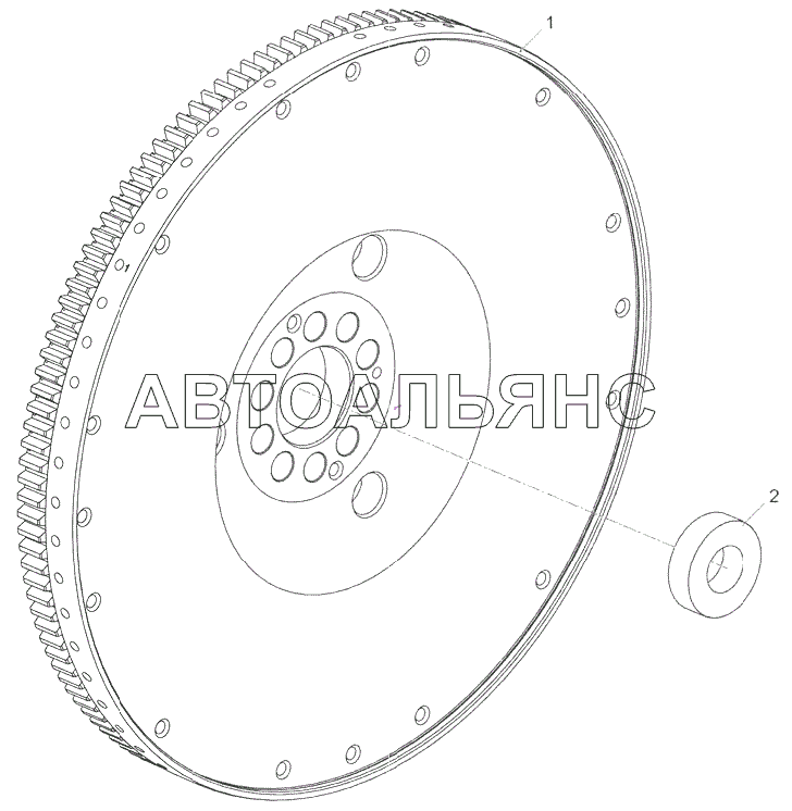 Маховик в сборе 5340.1005115