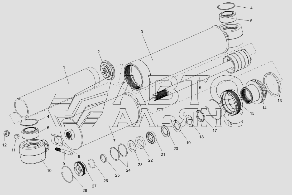 Амортизатор 543-2905306-21