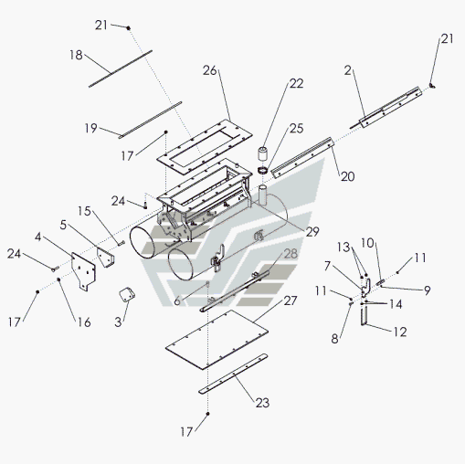 ASSY - DUAL CHUTE