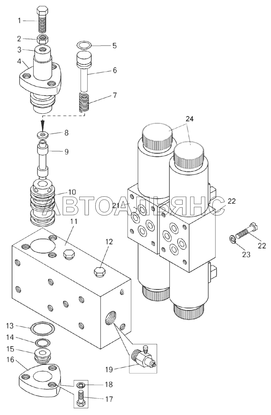 Блок управления (75132 -8606410);Control unit