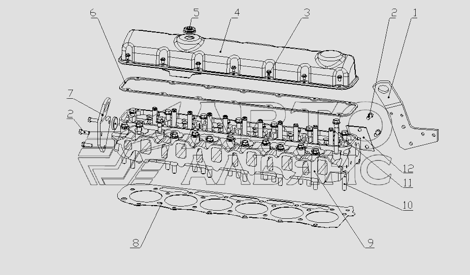 G47HA- Головка цилиндров и крышка