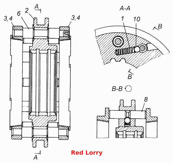 Синхронизатор делителя передач в сборе