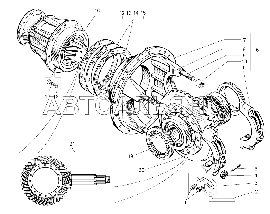 Главная передача ;Main gear