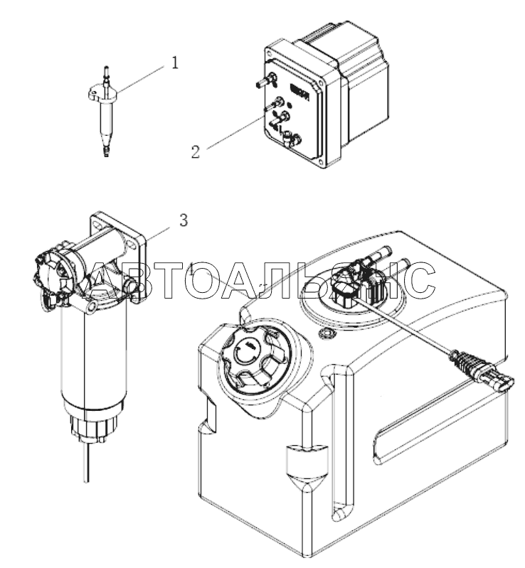 Packing box chassis parts combination group