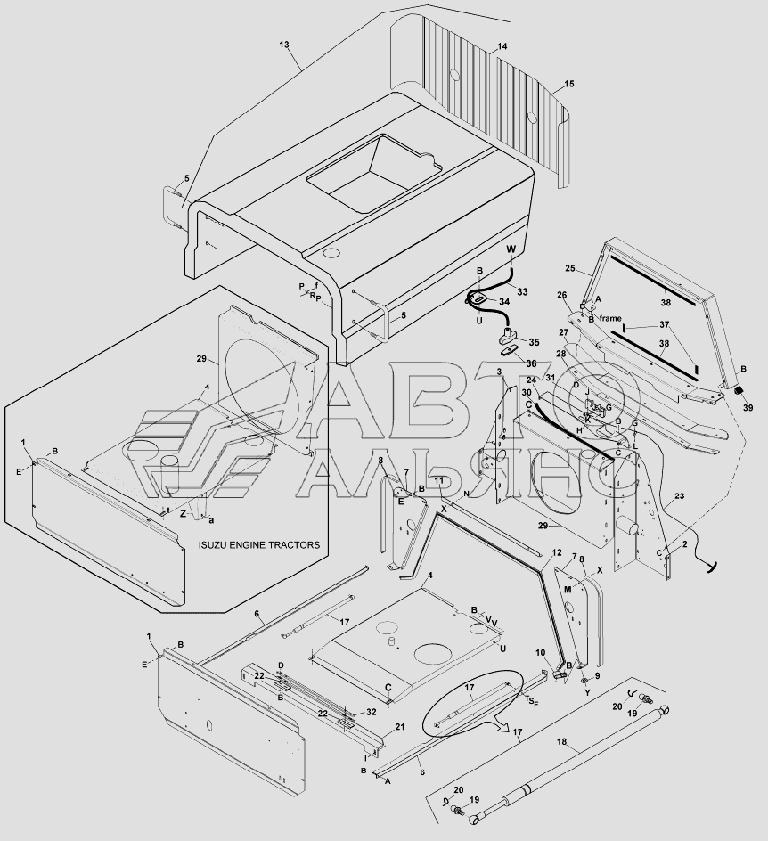 ENGINE SUPERSTRUCTURE