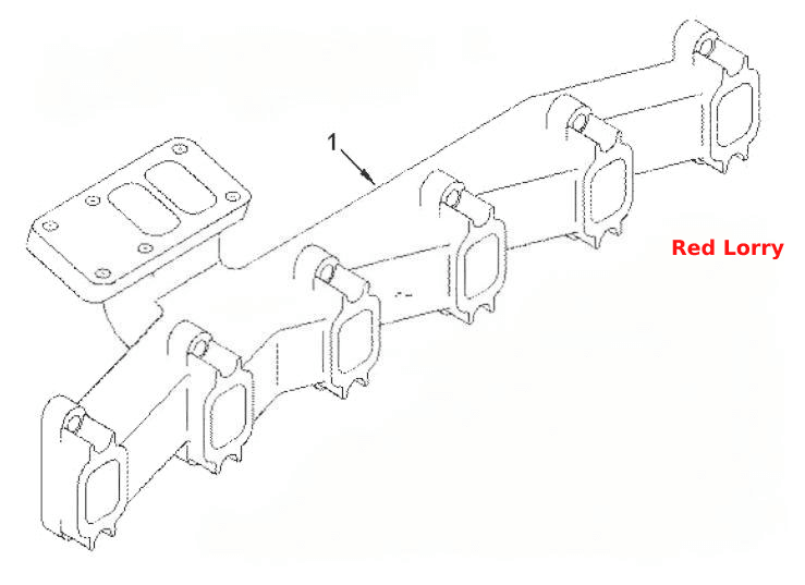TB9792ZZ Manifold exhaust