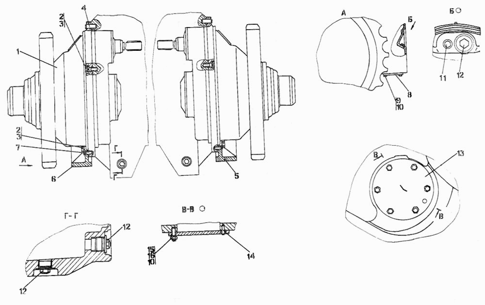 Передачи бортовые