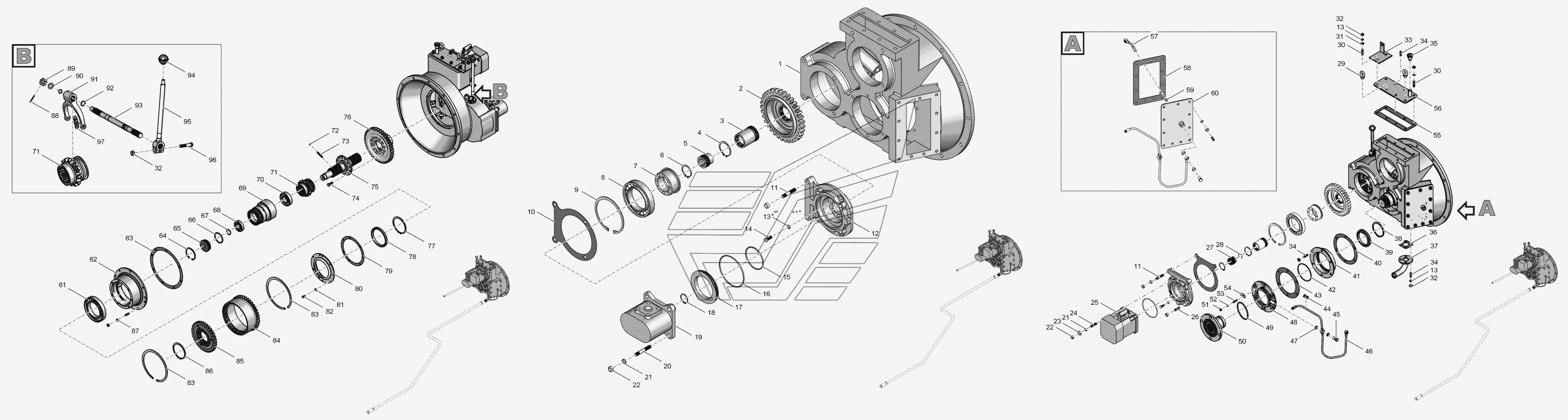 744Р2-162000-02 Редуктор привода насосoв