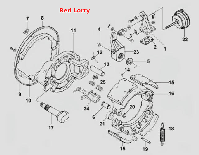 Front Left Brake Subassembly