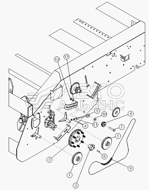 PADDLE SHAFT DRIVE