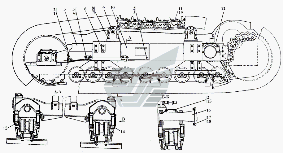 TT3501- СП Система ходовая
