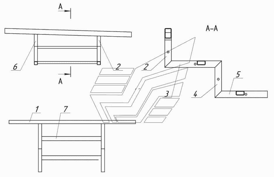 5299-5101651 – Каркас подножки средней