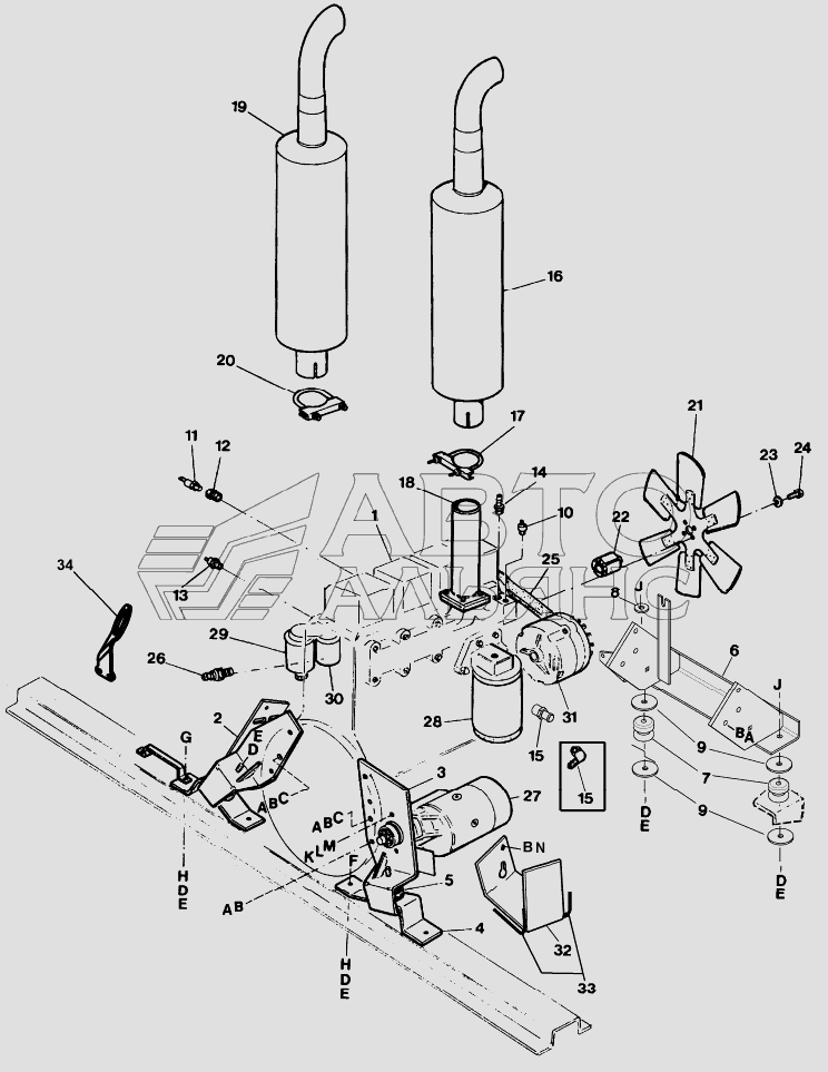 ENGINE ASSEMBLY – CUMMINS ENGINE TRACTOR UNITS