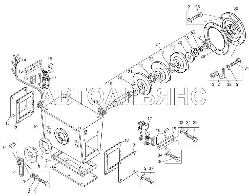 Командоконтроллер ходовой (75306-2108210);Running command controller