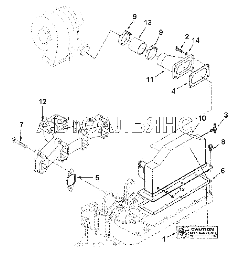 TB91623ZZ Supercharger layout