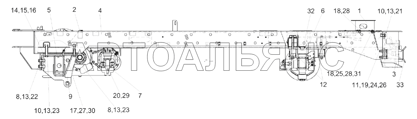 Шасси КВК