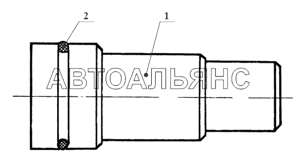 Ось ТО-18.02.04.800;Axle ТО-18.02.04.800