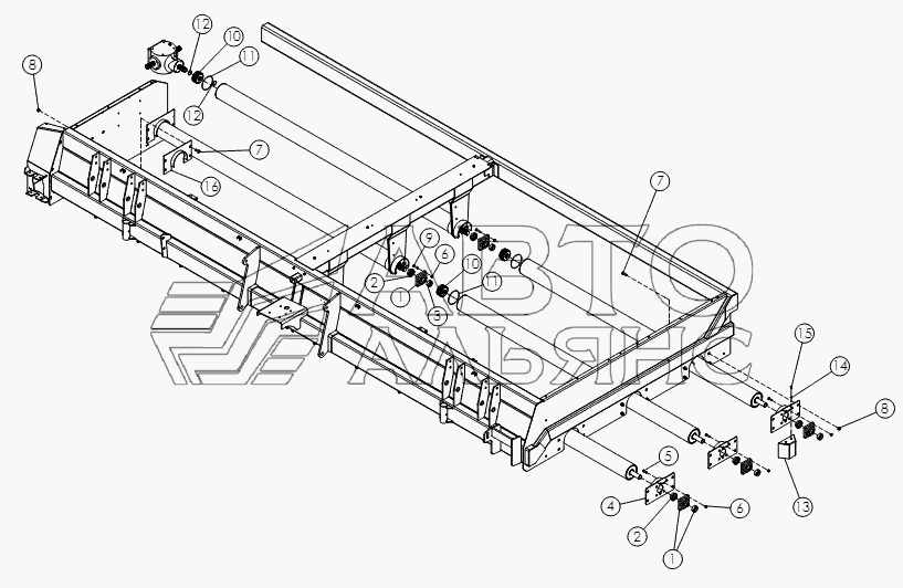 FLAIL TUBE MOUNTING