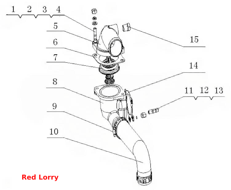 D12F1-1306000 Thermostat Assembly