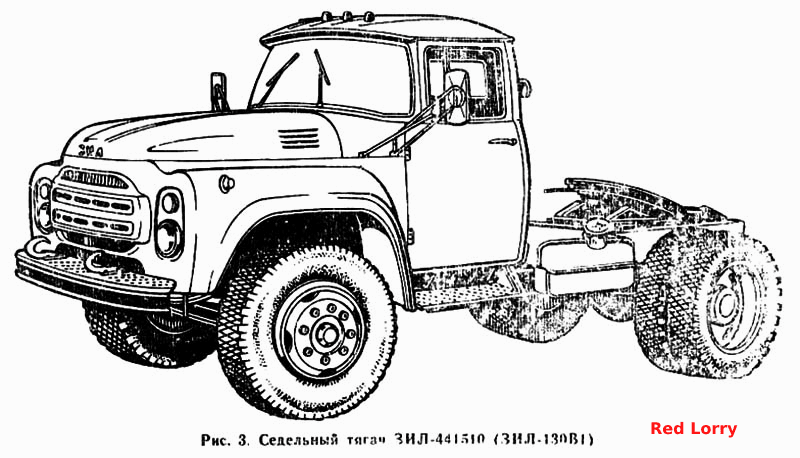 Седельный  тягач ЗИЛ-441510(ЗИЛ-130В1)