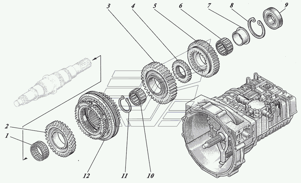 Коробка передач ZF6S700ВО 1351001017
