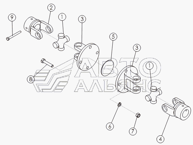 COUPLER - UNIVERSAL JOINT №68443