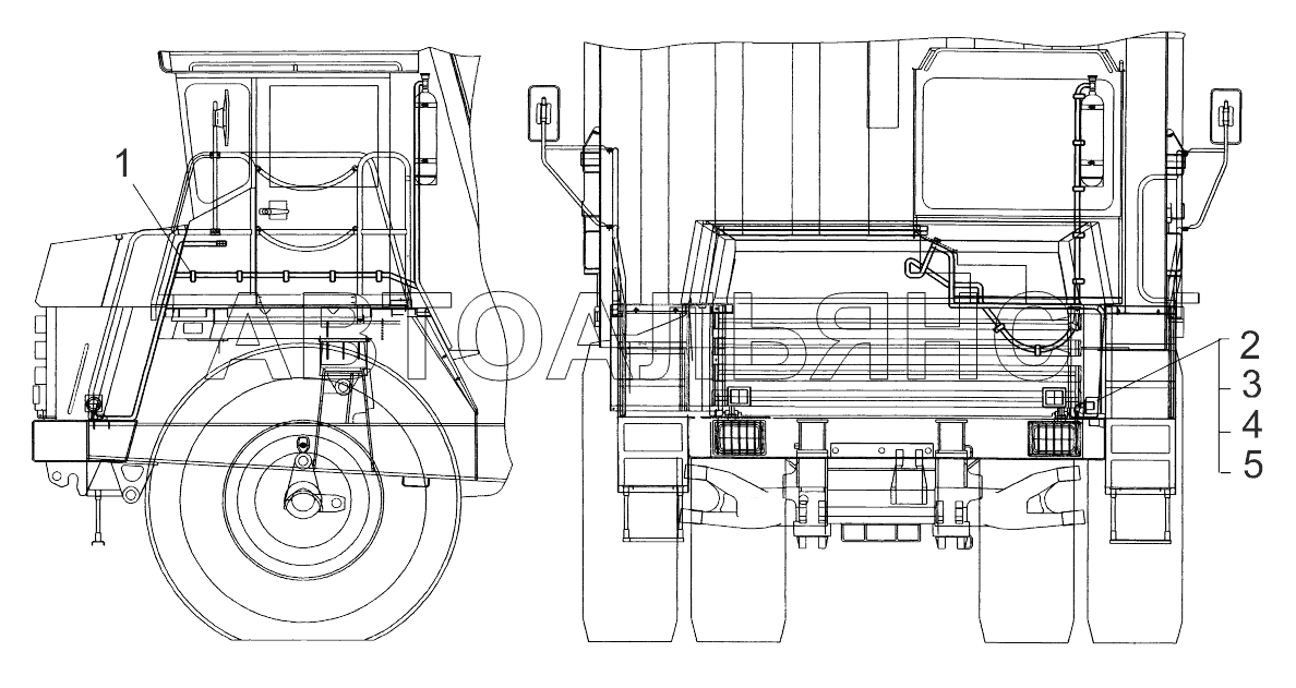 Монтаж электрооборудования системы пожаротушения по шасси;Mounting of electric equipment of fire extinguishing system over the chassis