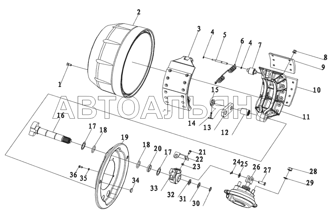 STEYR 6.5 TON STEERING SHAFT BRAKE