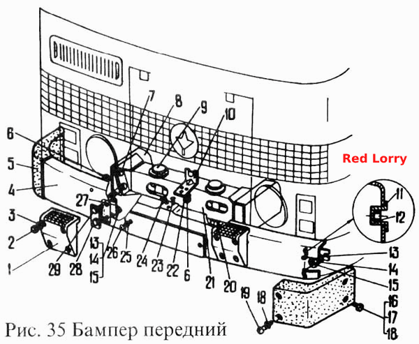 Бампер передний