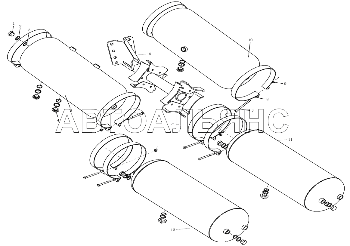 AIR TANK FIXING