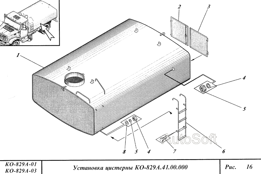 Установка цистерны