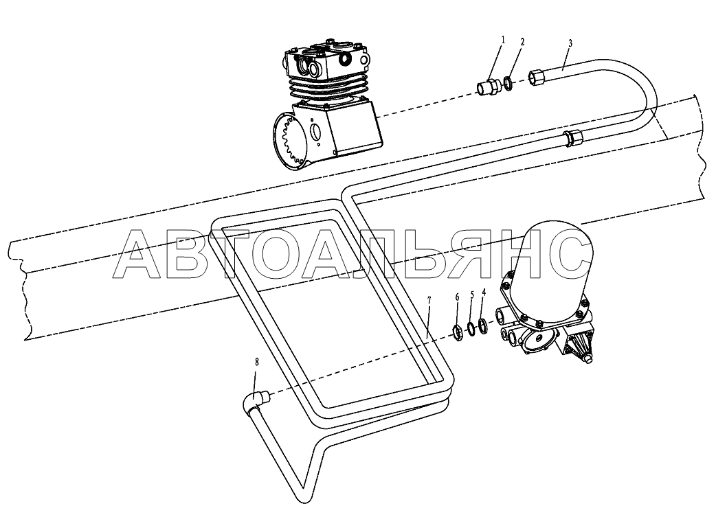 AIR COMPESSOR OUTER LINE