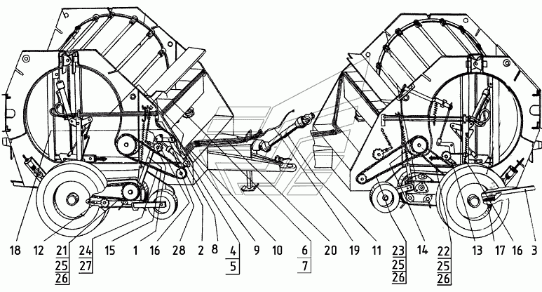 Пресс-подборщики рулонные ПР-Ф-110, ПР-Ф-145, ПР-Ф-110Б, ПР-Ф-145Б