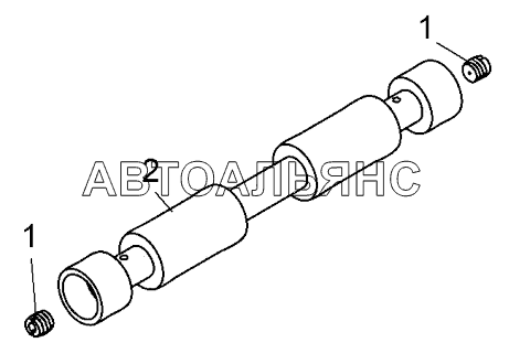 Золотник распределителя (7822-3416550-01);Distributor spool-valve