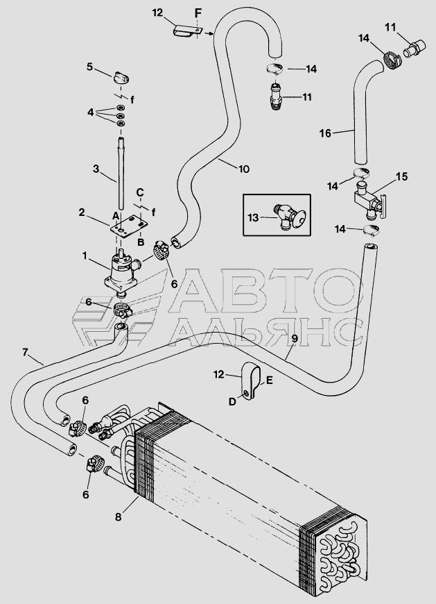 HEATER – CUMMINS ENGINE TRACTOR